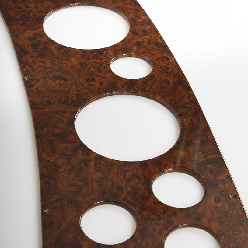 Marine Wood Effect Dashboard Marine Wood Effect Dashboard